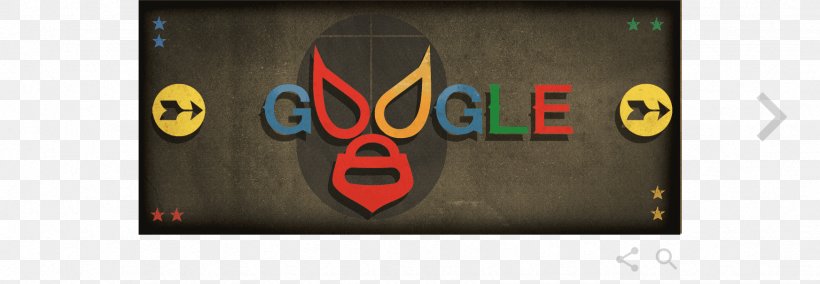 Mexico Lucha Libre Professional Wrestler Google Doodle Wrestling, PNG, 1745x605px, Mexico, Brand, El Santo, Google, Google Doodle Download Free