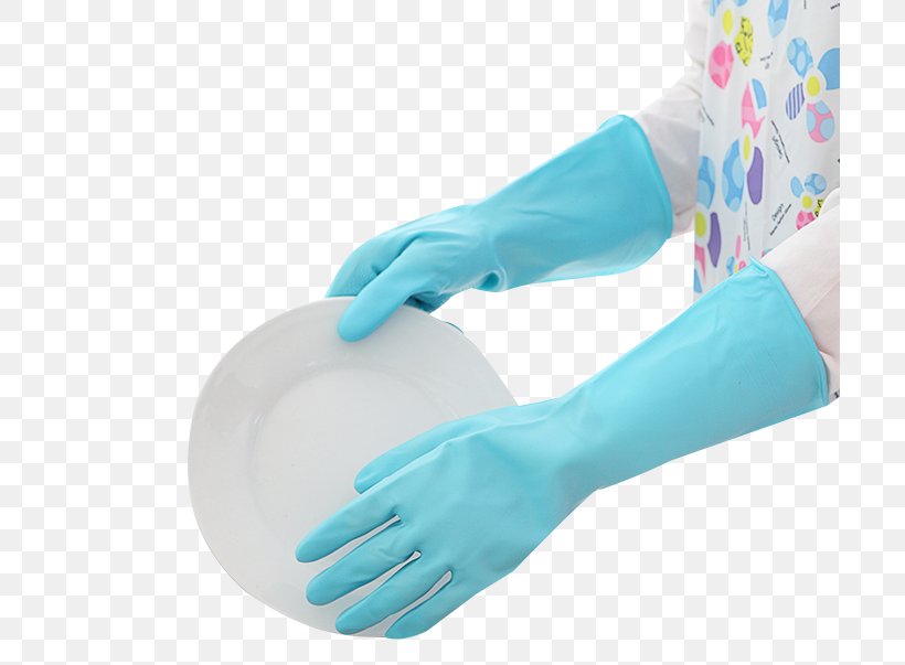 Rubber Glove Natural Rubber Clothing Laundry, PNG, 702x603px, Glove, Aqua, Clothing, Cycling Glove, Fashion Download Free