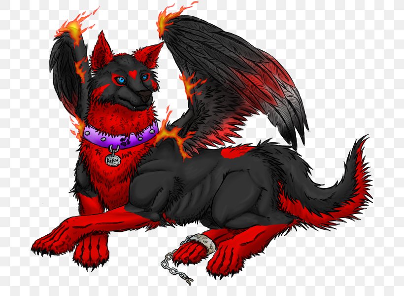 Dog Demon Canidae Cartoon, PNG, 700x600px, Dog, Canidae, Carnivoran, Cartoon, Demon Download Free
