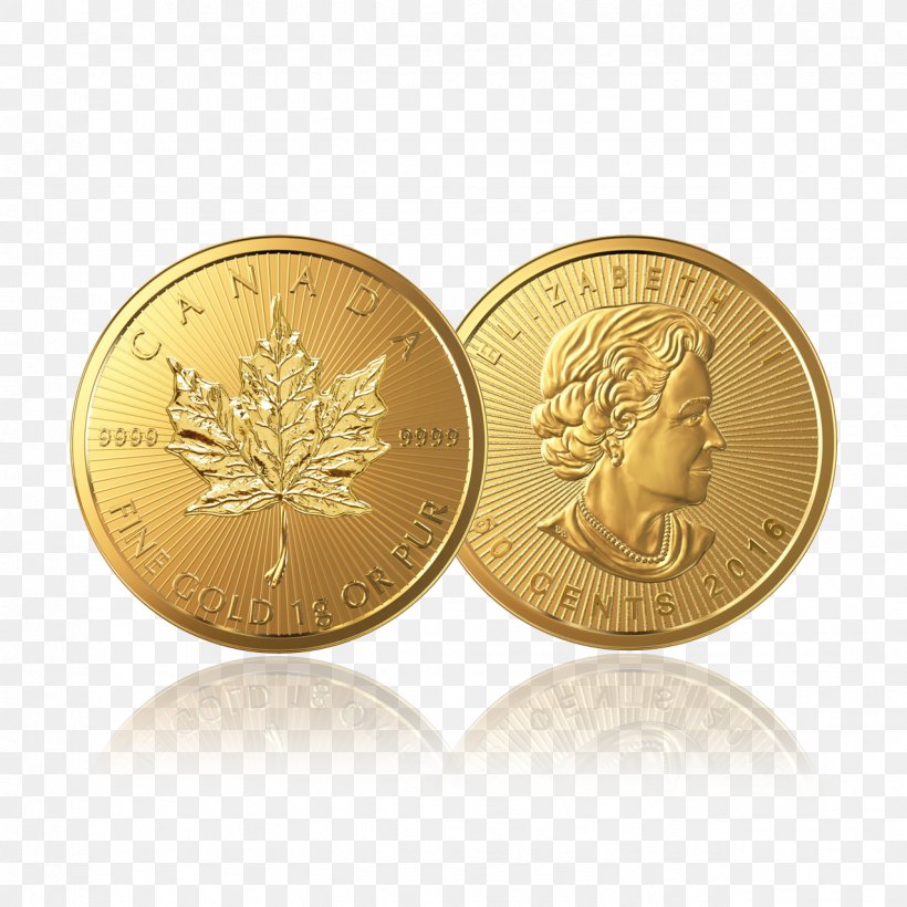 Gold Coin Gold Coin Canadian Gold Maple Leaf, PNG, 1276x1276px, Coin, Blister Pack, Bullion, Canada, Canadian Dollar Download Free