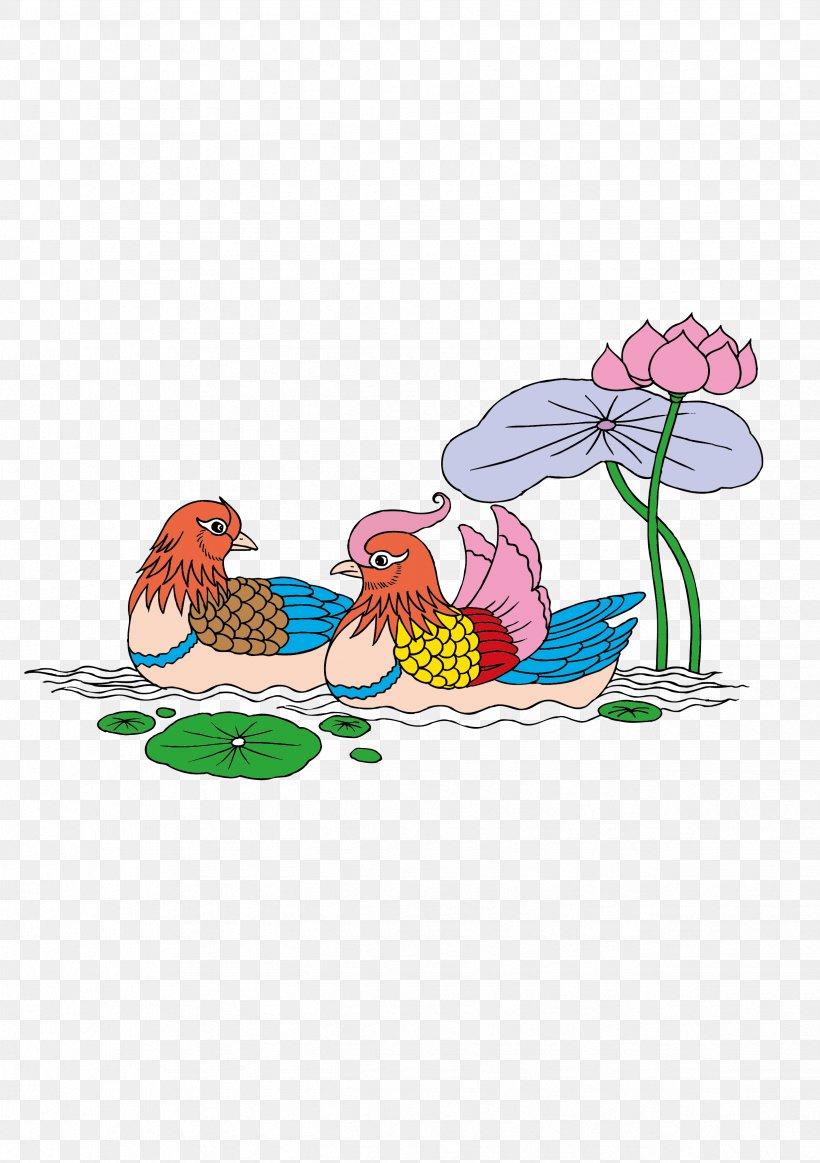 Mandarin Duck Bird, PNG, 2467x3500px, Duck, Art, Beak, Bird, Chicken Download Free