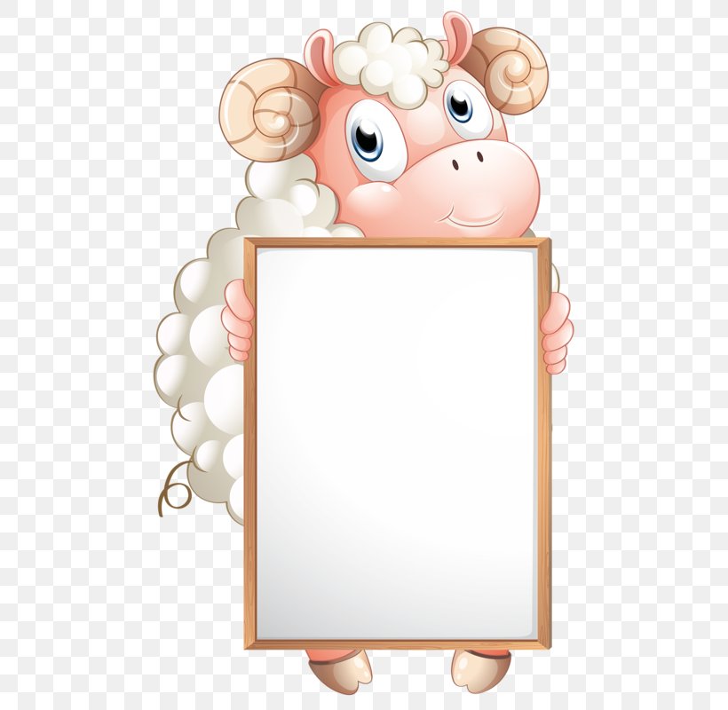 Sheep Holding Company Illustration, PNG, 504x800px, Watercolor, Cartoon, Flower, Frame, Heart Download Free