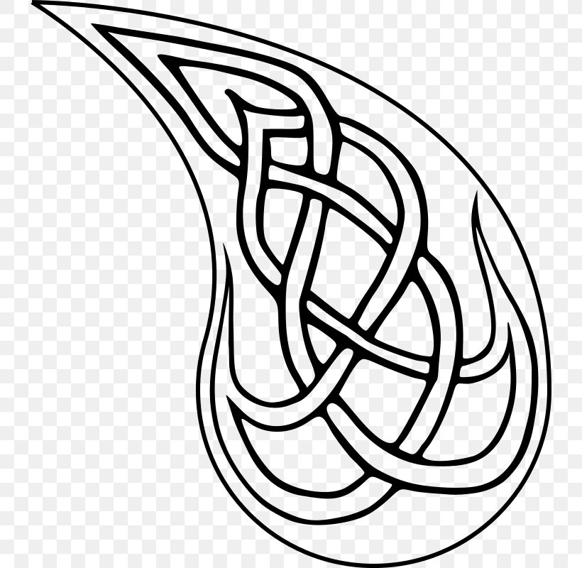 Celtic Knot Celts Ornament Clip Art, PNG, 735x800px, Celtic Knot, Area, Art, Black And White, Celts Download Free