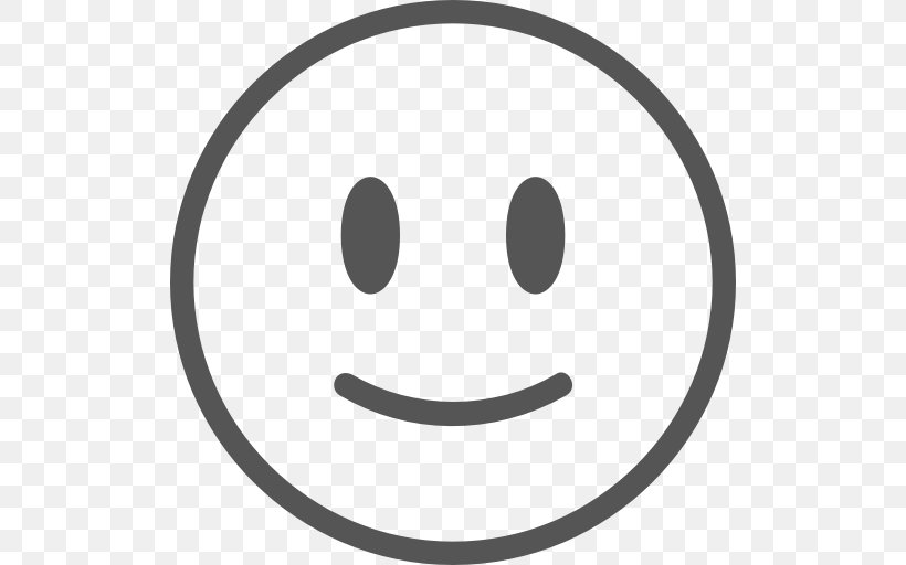 Emoticon Smiley Happiness Vector Graphics, PNG, 512x512px, Emoticon, Anxiety, Black And White, Emotion, Face Download Free