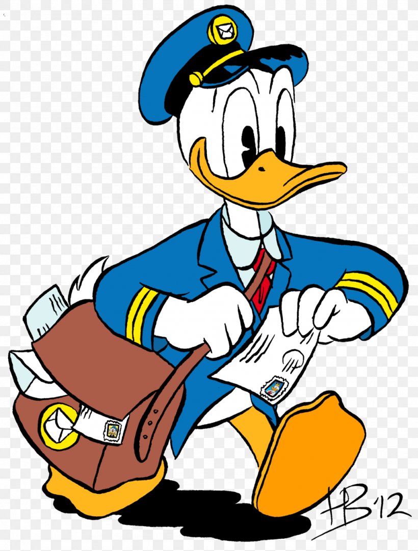 Donald Duck Mail Carrier Drawing Cartoon, PNG, 1024x1352px, Donald Duck, Art, Artist, Artwork, Beak Download Free