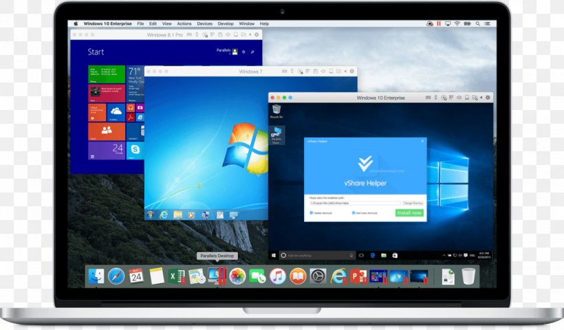 Parallels Desktop 9 For Mac MacOS Computer, PNG, 1000x586px, Parallels Desktop 9 For Mac, Apple, Computer, Computer Hardware, Computer Monitor Download Free