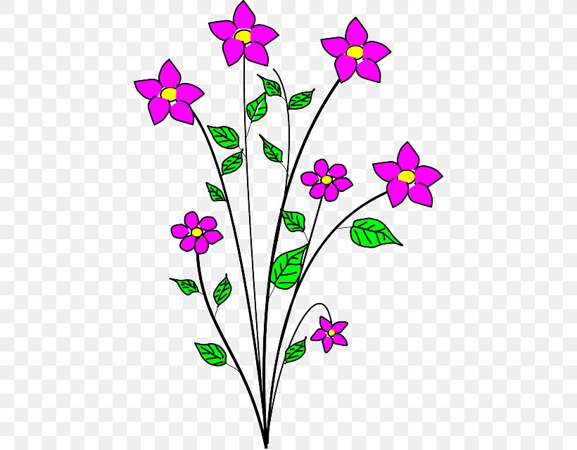 Plant Structure Flowering Plant Clip Art, PNG, 440x640px, Flower, Art, Artwork, Branch, Common Daisy Download Free