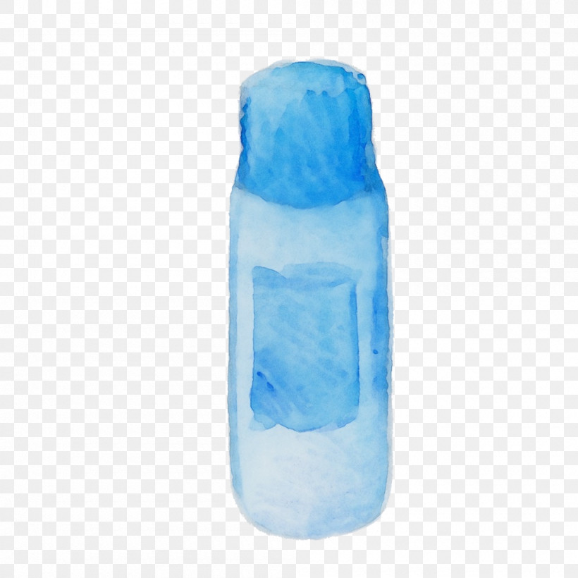 Plastic Bottle, PNG, 1000x1000px, Watercolor, Baby Bottle, Blue, Bottle, Bottled Water Download Free