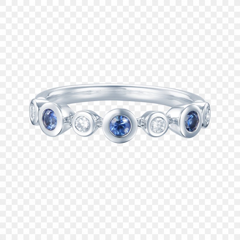 Sapphire Body Jewellery Silver Bangle, PNG, 1000x1000px, Sapphire, Bangle, Blue, Body Jewellery, Body Jewelry Download Free