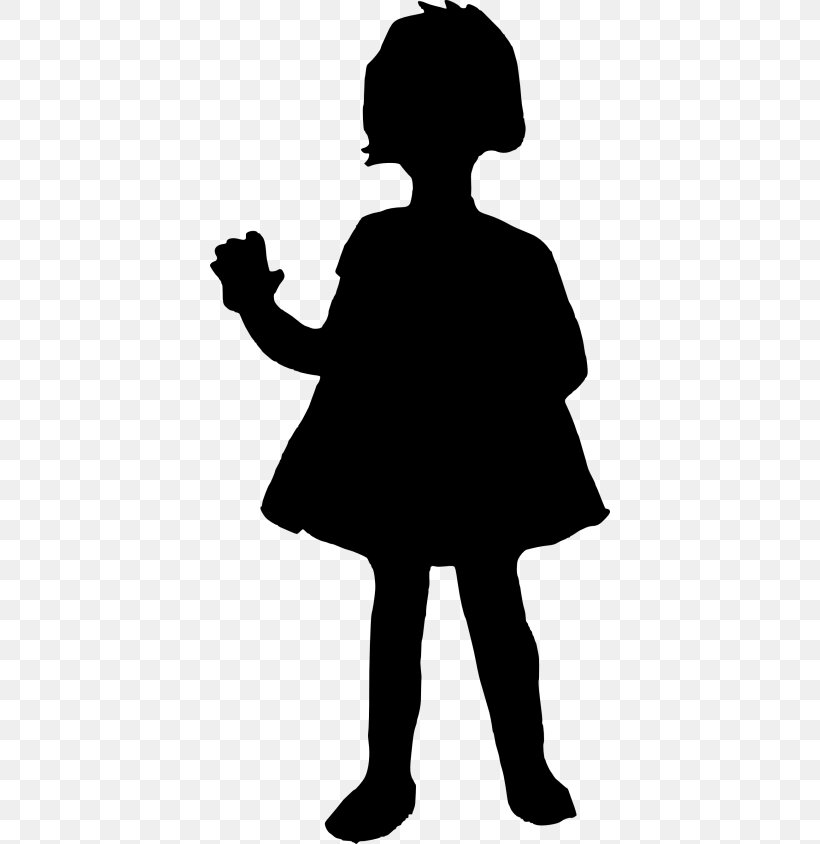 Silhouette Clip Art Image, PNG, 400x844px, Silhouette, Art, Blackandwhite, Drawing, Girl Download Free
