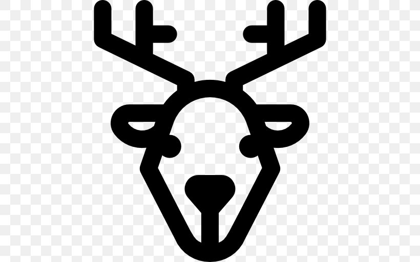Deer Antler Line Clip Art, PNG, 512x512px, Deer, Antler, Artwork, Black And White, Head Download Free