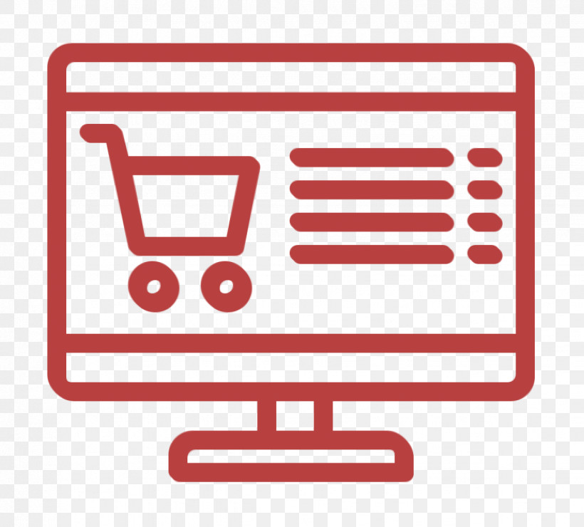 Monitor Icon Online Shop Icon Essentials Icon, PNG, 1234x1114px, Monitor Icon, Cart, Essentials Icon, Line, Online Shop Icon Download Free