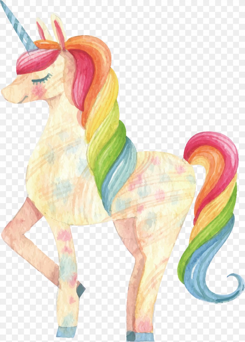 Poster Illustration Image Watercolor Painting Unicorn, PNG, 2296x3206px, Poster, Animal Figure, Drawing, Fawn, Fictional Character Download Free