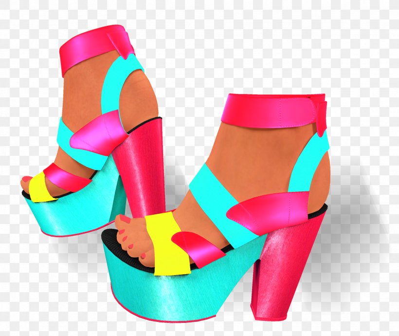 Sandal High-heeled Shoe Plastic, PNG, 2464x2075px, Sandal, Footwear, High Heeled Footwear, Highheeled Shoe, Magenta Download Free