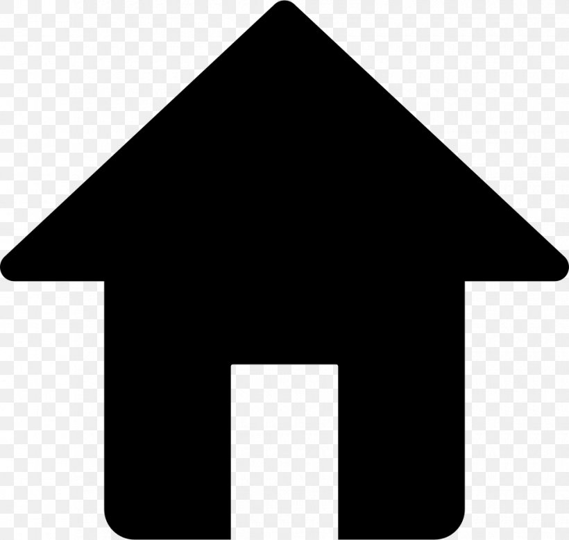 House, PNG, 980x930px, House, Black, Black And White, Button, Home Download Free