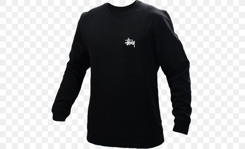 Long-sleeved T-shirt Polo Shirt Top, PNG, 500x500px, Tshirt, Active Shirt, Black, Brand, Clothing Download Free