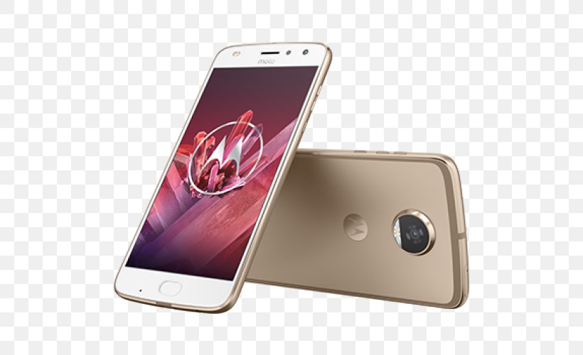 Moto Z2 Play Android 4G Fine Gold Smartphone, PNG, 500x500px, Moto Z2 Play, Android, Communication Device, Electronic Device, Feature Phone Download Free