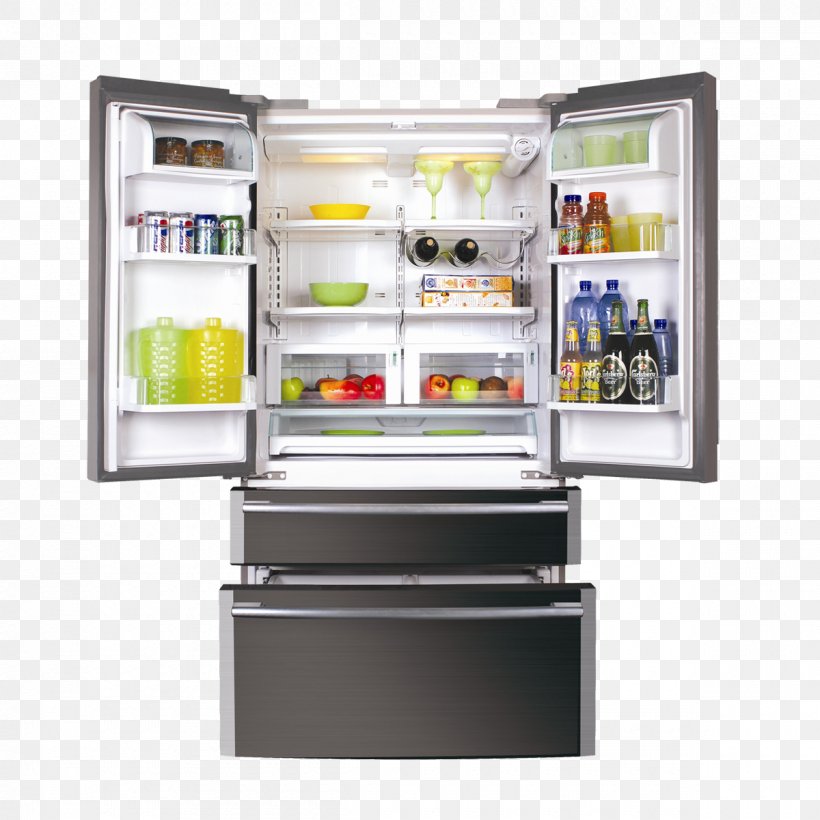Refrigerator Home Appliance Haier Drawer Whirlpool Corporation, PNG, 1200x1200px, Refrigerator, Cooking Ranges, Drawer, Freezers, Furniture Download Free