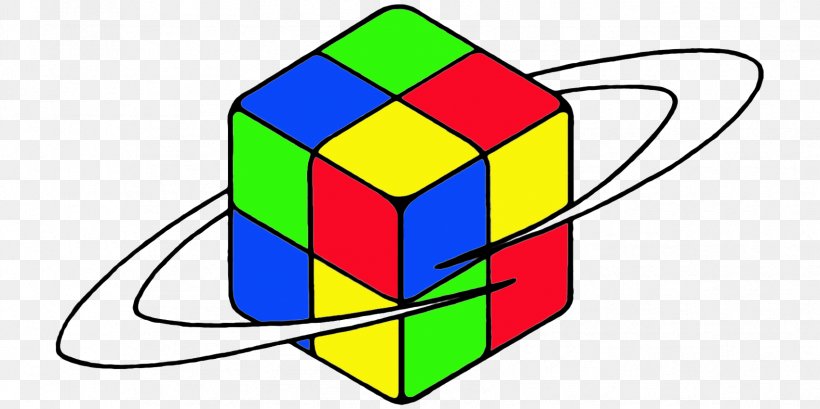 Rubik's Cube Line Clip Art, PNG, 1701x850px, Cube, Area, Symmetry, Yellow Download Free