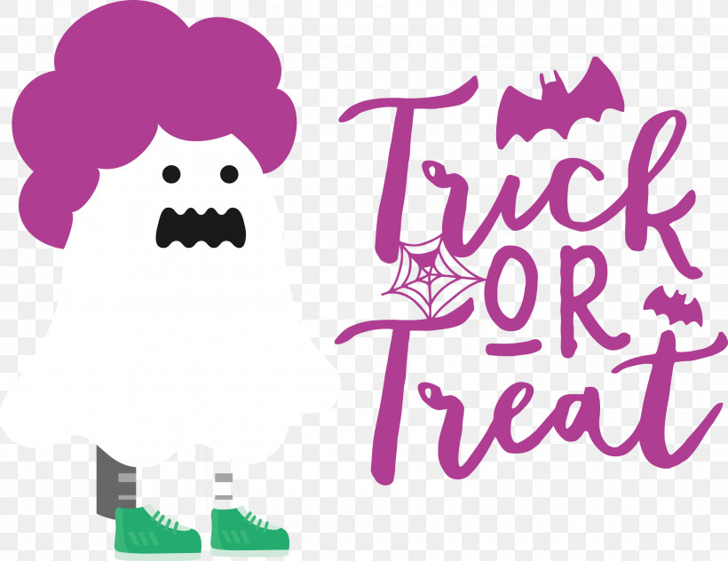 Trick Or Treat Trick-or-treating Halloween, PNG, 3000x2315px, Trick Or Treat, Cartoon, Halloween, Happiness, Lilac M Download Free