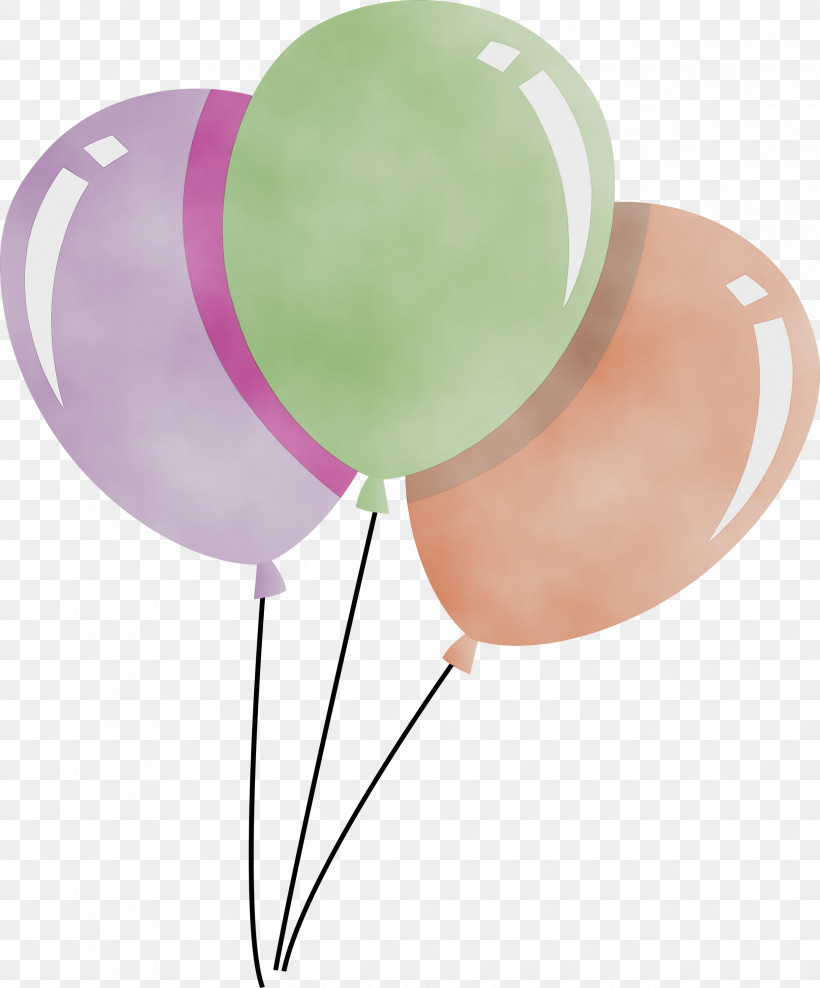 Balloon, PNG, 2488x3000px, Watercolor, Balloon, Paint, Wet Ink Download Free