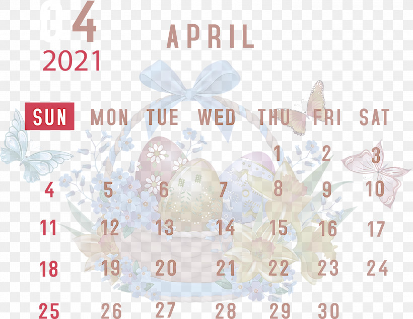 April 2021 Printable Calendar April 2021 Calendar 2021 Calendar, PNG, 3000x2318px, 2021 Calendar, April 2021 Printable Calendar, Geometry, Line, Mathematics Download Free