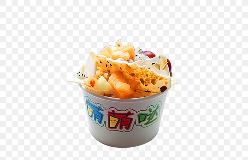 Ice Cream Sundae Frozen Yogurt Vegetarian Cuisine, PNG, 549x530px, Ice Cream, Cantaloupe, Cuisine, Dairy Product, Dessert Download Free