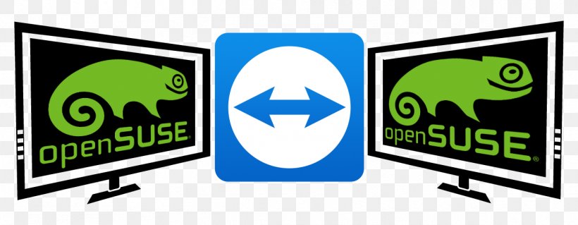 OpenSUSE Linux Logo TeamViewer Brand, PNG, 1318x514px, Opensuse, Advertising, Area, Art, Banner Download Free