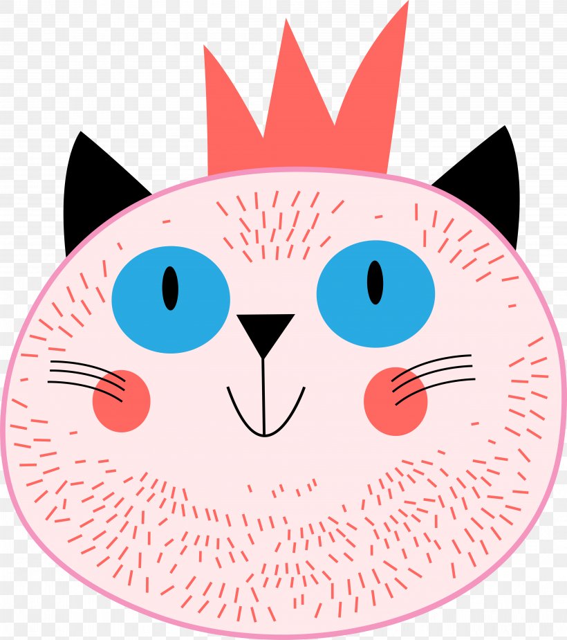 Pink Cat Drawing Cartoon, PNG, 4183x4719px, Cat, Black Cat, Cartoon, Drawing, Facial Expression Download Free