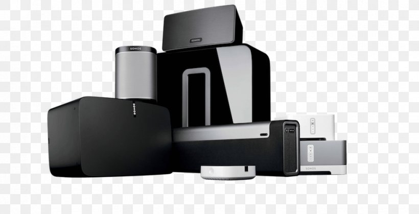 Play:1 Sonos Multiroom Loudspeaker Home Theater Systems, PNG, 977x500px, Sonos, Electronics, Home Theater Systems, Loudspeaker, Multimedia Download Free