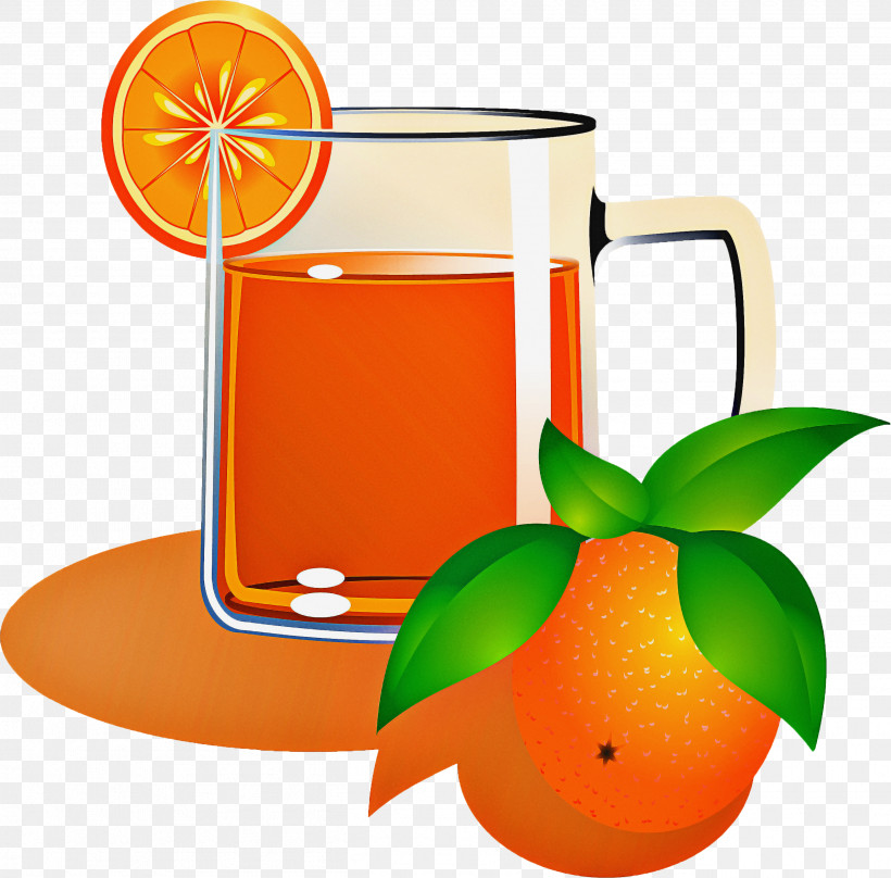 Orange, PNG, 2617x2581px, Orange Drink, Apple Cider, Cocktail Garnish, Garnish, Hot Toddy Download Free