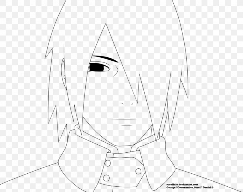 Sasuke Uchiha Boruto Uzumaki Line Art Drawing Sketch, PNG, 1004x795px, Watercolor, Cartoon, Flower, Frame, Heart Download Free