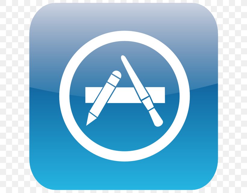 App Store Mobile App Apple IPhone, PNG, 640x640px, App Store, Android, Apple, Area, Blue Download Free