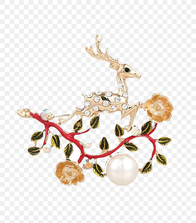 Brooch Jewellery Anklet Christmas Ornament Deer, PNG, 700x931px, Brooch, Anklet, Body Jewellery, Body Jewelry, Christmas Download Free