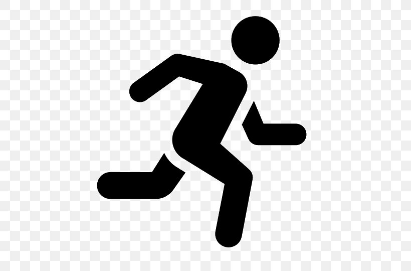 Running Jogging Walking Clip Art, PNG, 540x540px, 5k Run, Running, Area, Athlete, Black And White Download Free