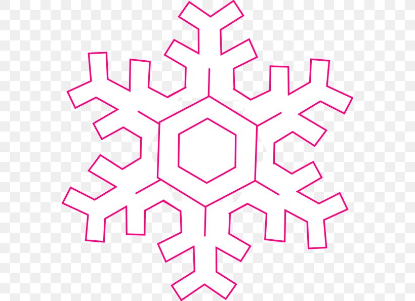 Snowflake Outline Clip Art, PNG, 576x595px, Snowflake, Area, Color, Coloring Book, Green Download Free