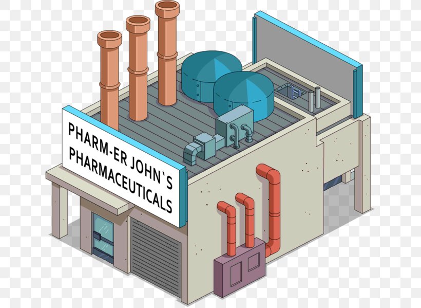 The Simpsons: Tapped Out Cletus Spuckler Homer Simpson Pharmaceutical Drug Mr. Burns, PNG, 643x599px, Simpsons Tapped Out, Building, Cletus Spuckler, Engineering, Facade Download Free