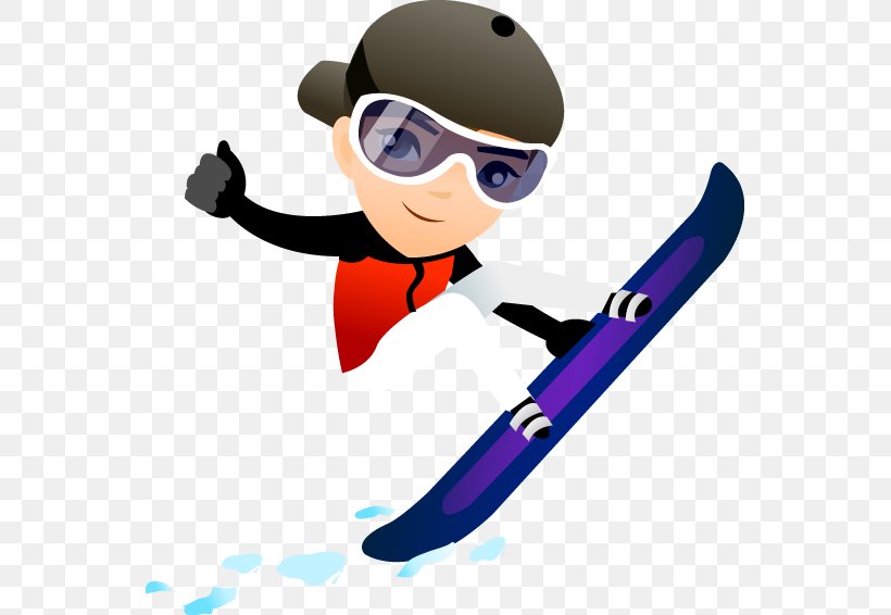 Winter Skiing Illustration, PNG, 551x566px, Winter, Cartoon, Eyewear, Lacrosse Helmet, Onthesnow Download Free