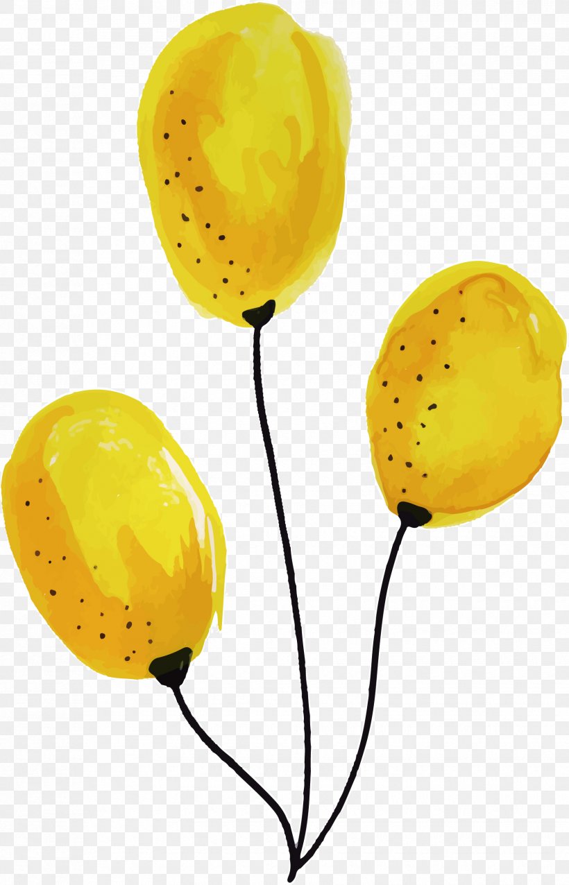Balloon Yellow Computer File, PNG, 1730x2694px, Balloon, Ballonnet, Designer, Drawing, Food Download Free