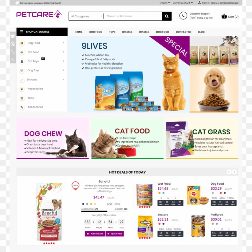 Cat PrestaShop Dog Pet Shop, PNG, 1000x1000px, Cat, Animal, Brand, Display Advertising, Dog Download Free