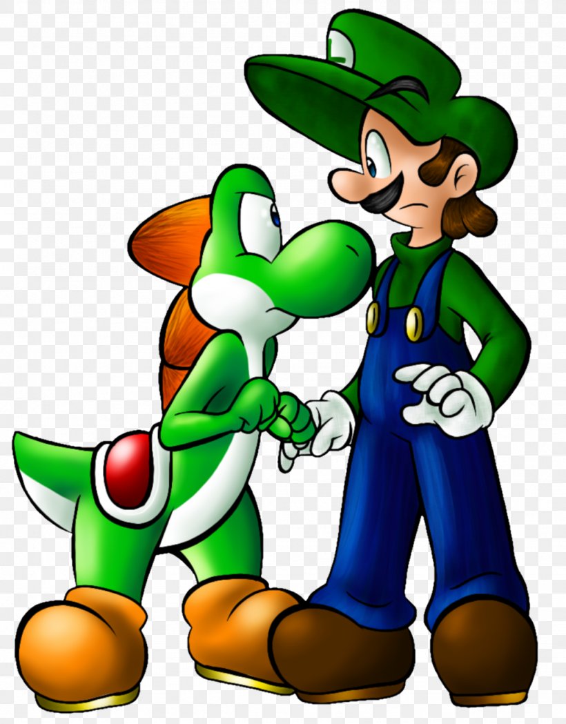 Luigi Mario & Yoshi Super Mario Bros. 3 Drawing Art, PNG, 1024x1310px, Luigi, Art, Cartoon, Character, Deviantart Download Free