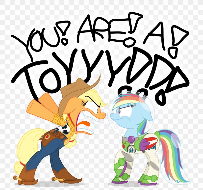 Rainbow Dash Pony Buzz Lightyear Sheriff Woody Jessie, PNG, 5000x4677px, Rainbow Dash, Animal Figure, Applejack, Area, Art Download Free