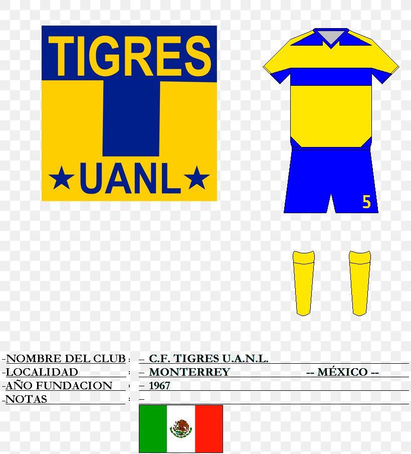 Tigres UANL Liga MX Nuevo León Football Logo, PNG, 813x905px, Tigres Uanl, Area, Brand, Decal, Football Download Free