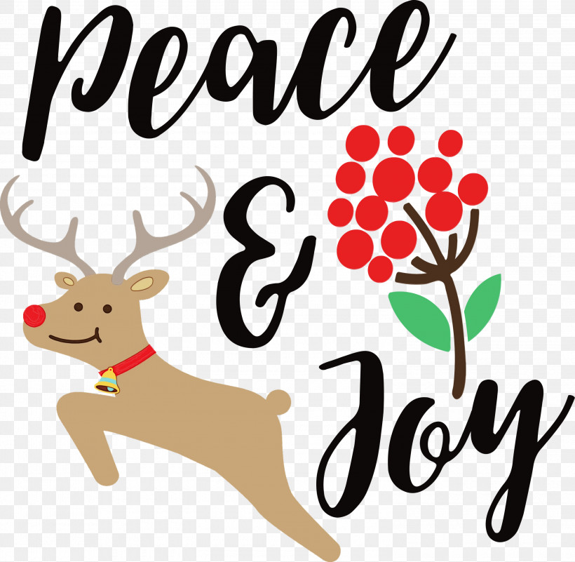 Christmas Day, PNG, 3000x2932px, Peace And Joy, Antler, Christmas Day, Deer, Holiday Download Free