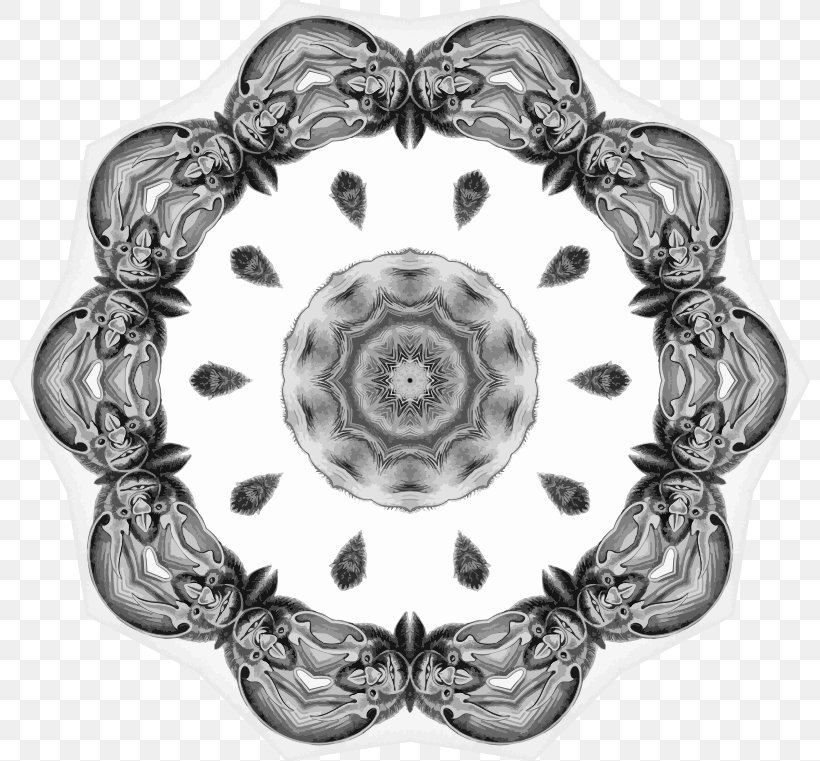 Invisible Beasts Symmetry White Animal Pattern, PNG, 800x761px, Symmetry, Animal, Black And White, Dishware, Monochrome Download Free