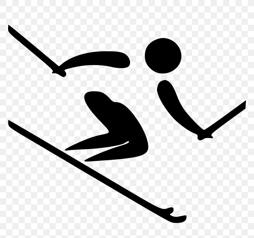 Paralympic Games 2018 Winter Olympics Alpine Skiing At The 2018 Olympic Winter Games, PNG, 768x768px, Paralympic Games, Alpine Skiing, Area, Artwork, Black Download Free
