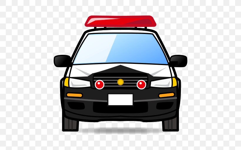 Police Car Emojipedia, PNG, 512x512px, Car, Automotive Design, Automotive Exterior, Brand, Emoji Download Free