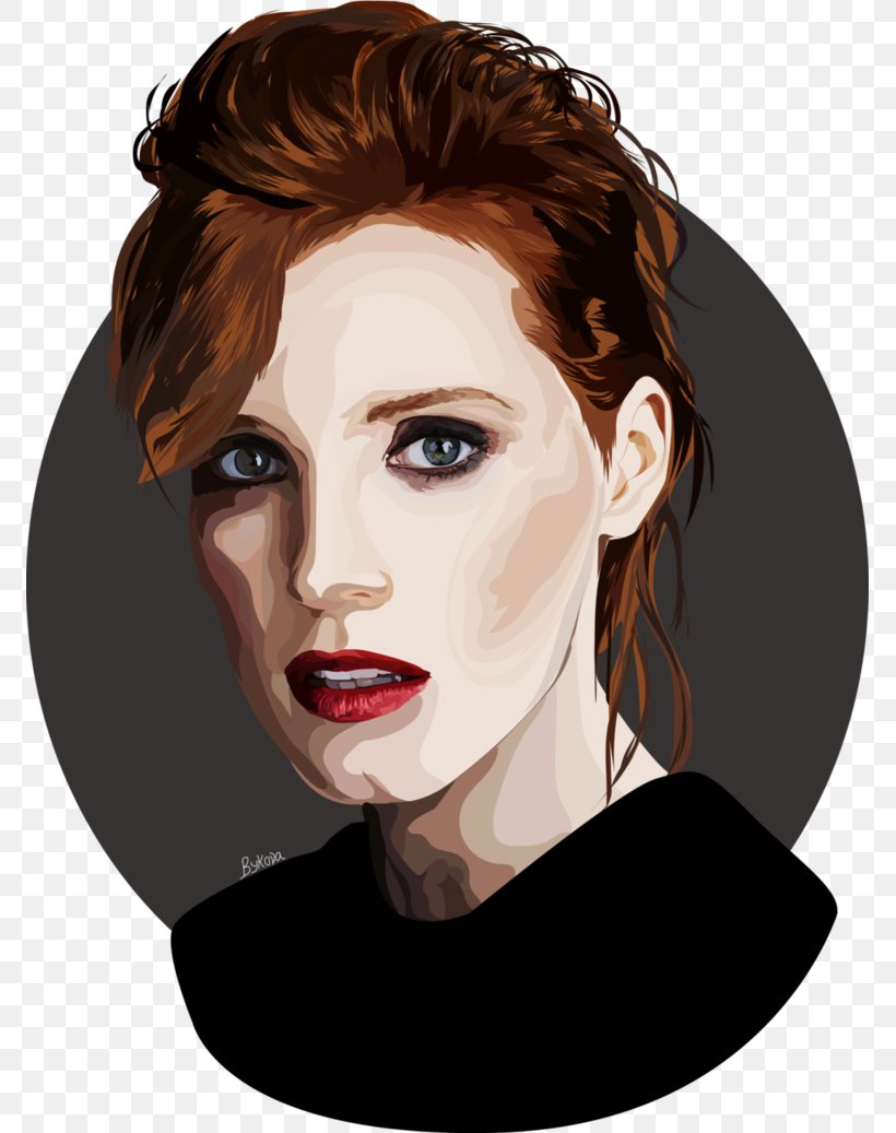 Jessica Chastain Film Eyebrow Photography Superhero Movie, PNG, 771x1037px, Watercolor, Cartoon, Flower, Frame, Heart Download Free