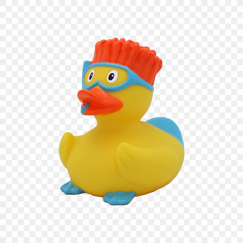 Rubber Duck Snorkeling Toy Natural Rubber, PNG, 2450x2451px, Duck, Aeratore, Animal Figure, Bathtub, Beak Download Free