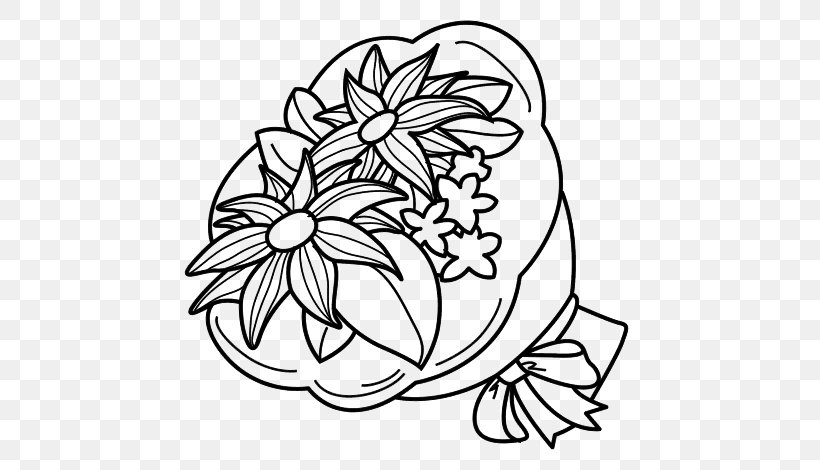 Drawing Flower Bouquet Painting Cut Flowers, PNG, 600x470px, Drawing, Art, Artwork, Black And White, Chrysanthemum Download Free
